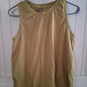 CALIA Mustard Sleeveless Tank Top